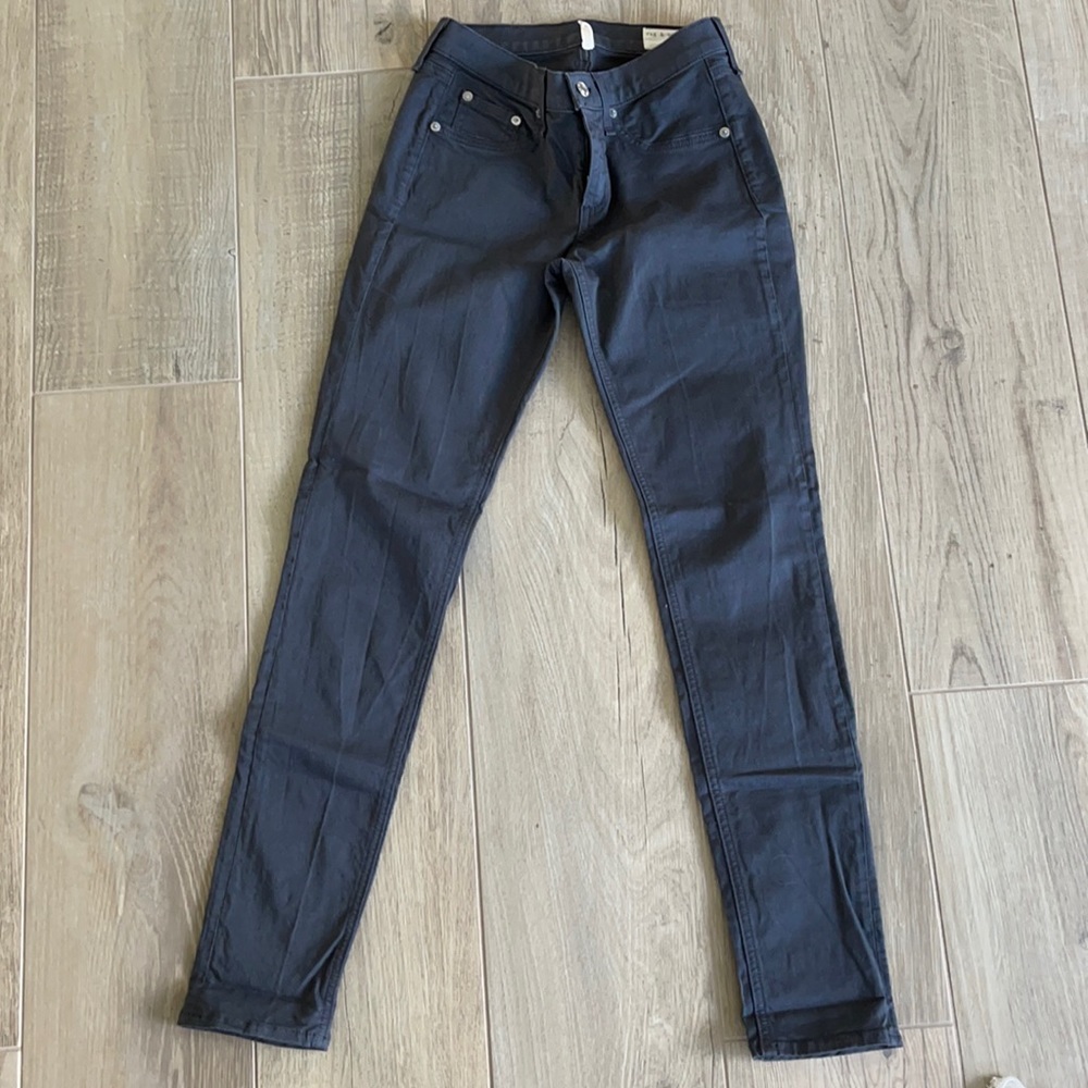 Rag & Bone Charcoal Skinny Jeans 26